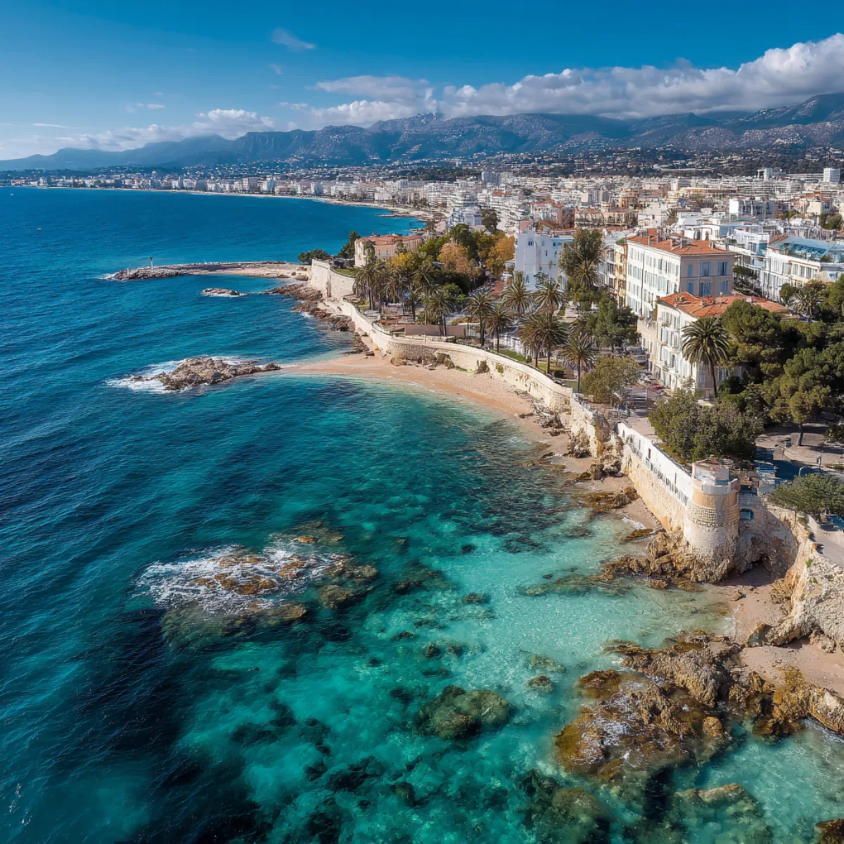 Drone à Antibes et Juan-les-Pins : captation aérienne au cœur de la French Riviera
